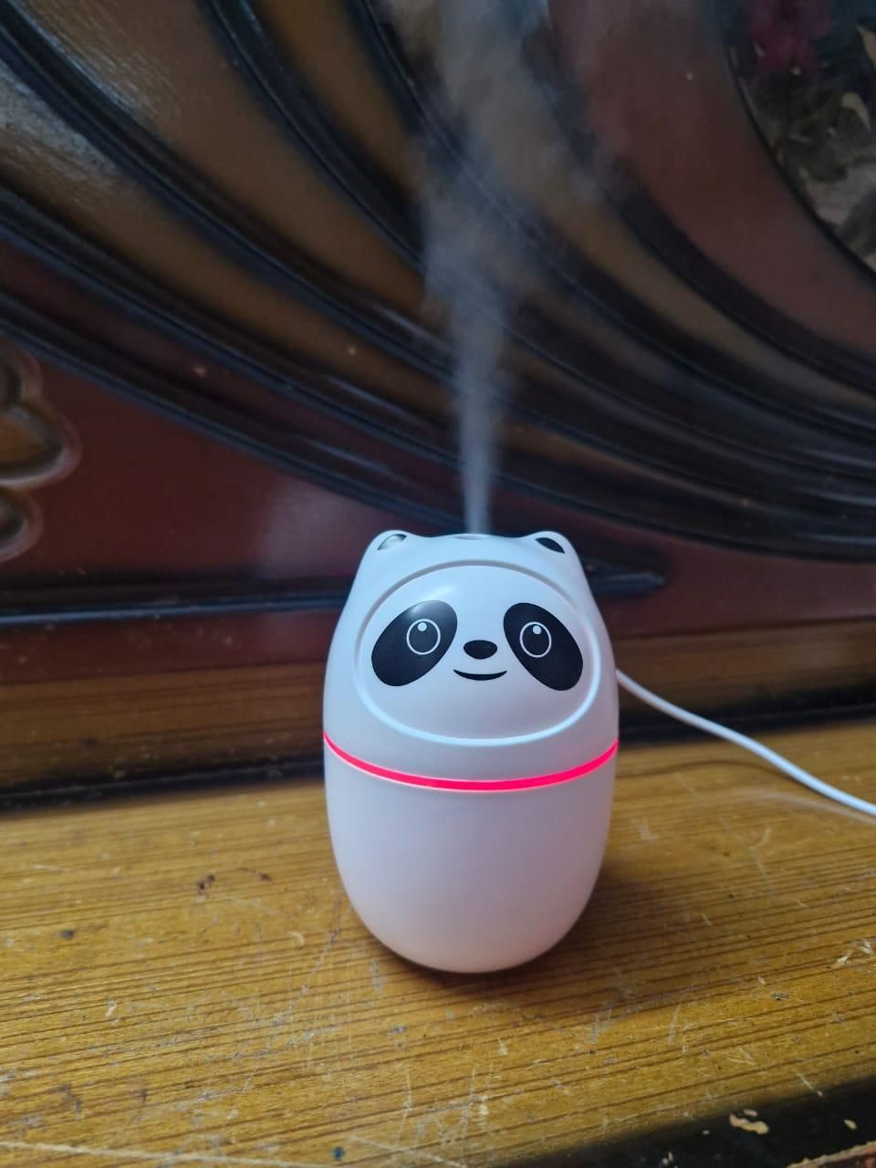 🐼 Mini Cute Panda Cool Mist Humidifier for Room Moisture